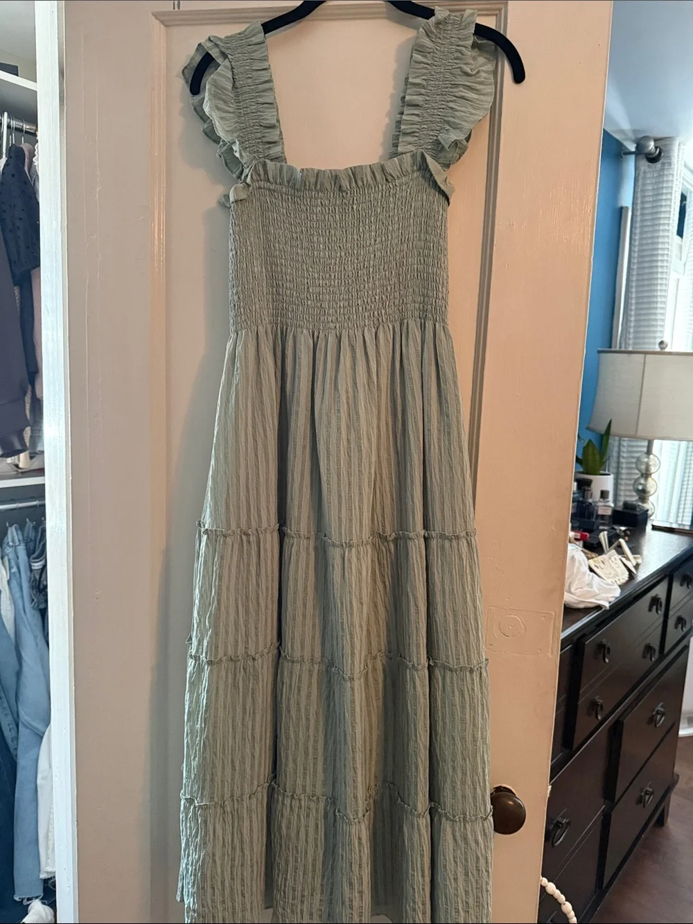 Hill House The Nap Dress in Sage - Picture 1 of 3